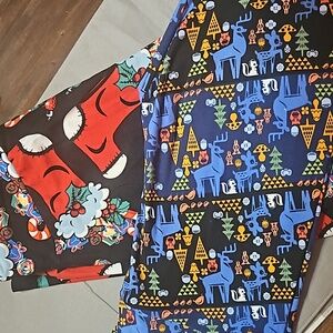 OS LuLaRoe Christmas leggings